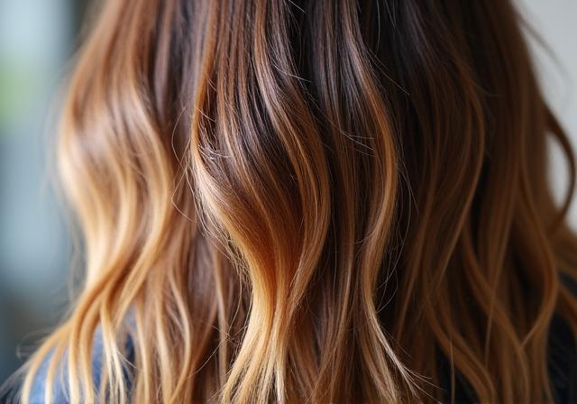Professional balayage highlights